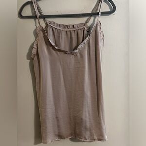 Silk Beige Cami Top